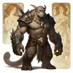 orc druid, highly detailed, digital painting, artstation, sharp focus, illustration, art by tan zi and ayanamikodon and alphonse mucha and wlop