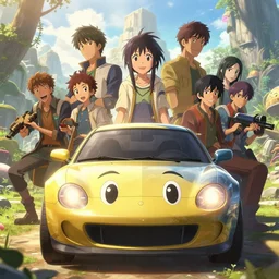 highly detailed portrait of a car with a face smiling | in no game no life | by mariano merchante | fantasy art | by greg rutkowski | loish | rhads | ferdinand knab | makoto shinkai and lois van baarle | ilya kuvshinov | rossdraws | tom bagshaw | global illumination | radiant light | detailed and intricate environment