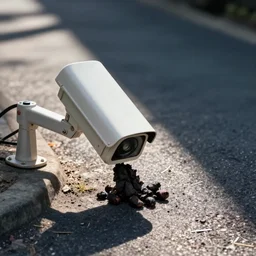surveillance camera footage of donald trump pooping in the street