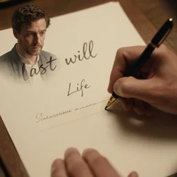 last will inscribed in life, by and Ross Tran and Michael Whelan and Correggio , cinematic, establishing shot, 8k resolution