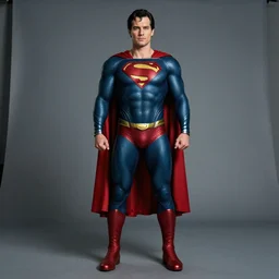Jamie Dornan in a superman costume, full body shot, highly detailed, detailed face, cinematic, professional photograph