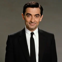 Film still portrait of Mister Bean in Matrix (1999) playing Neo