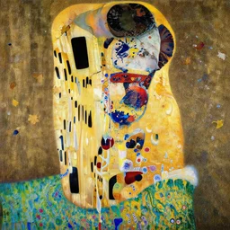 side profile portrait, intricate detailed color smashing fluid oil paint and acrylic, autumn leaves headdress, melting wax, mycelia, abstract impressionism, ruan jia, fantasy, hyper detailed, concept art, by gustav klimt,