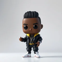 fashion model pixar full body character kanye west action figure funko pop, nendoroid, octane render, cgsociety, ufotable,, disney, pixar, 8 k, hd, dof, volumetric lighting cute, by alex ross