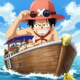 a boat at sea by eiichiro oda