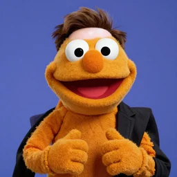 elon musk as muppet on fraggle rock