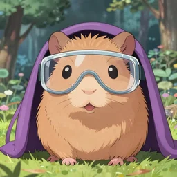 cute weird labrat ariana grande wearing safety glasses, fantasy, surreal, anime, by james jean, ghibli, disney, pixar, dreamworks