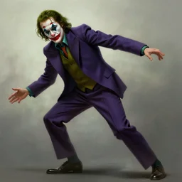 joaquin phoenix as joker wearing a dark purple suit, elegant, dynamic, digital painting, concept art, smooth, sharp focus, illustration, by ruan jia and mandy jurgens and artgerm and william - adolphe bouguerea