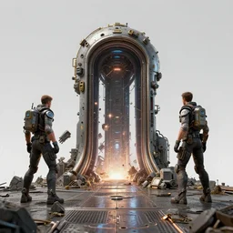 8 k hd detailed octane render of a portal to another dimension