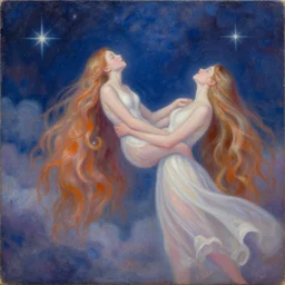 dream star paradise, surrealism, oil on canvas, masterpiece, trending on artstation