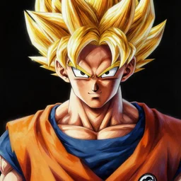 ultra realistic portrait painting of kobe bryant as super saiyan goku, art by akira toriyama, 4 k, dragon ball artstyle, cel shaded, highly detailed, epic lighting