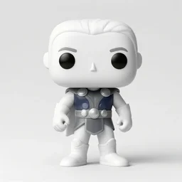 full body 3 d render of thor as a funko pop, studio lighting, white background, blender, trending on artstation, 8 k, highly detailed