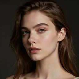 high detail portrait of an invisible woman