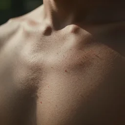 a lot of tiny holes in skin