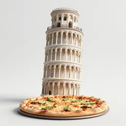 leaning tower of pizza