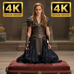 full length photo of emma watson as an ottoman warrior, highly detailed, 4 k, hdr, smooth, sharp focus, high resolution, award - winning photo