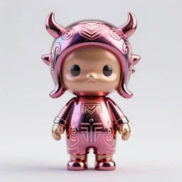 chrome nendoroid jesus, glossy, metallic, neon, symmetrical, tribal patterns, realistic, unreal engine, octane, redshift, artstation, behance