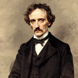 Edgar Allan Poe by Toshiko Okanoue