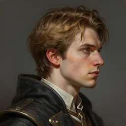 hyperdetailed fantasy profile portrait of a realistic charlie brooker, by greg rutkowski, highly detailed, digital painting, artstation, smooth, sharp focus illustration, artstation hq. intricate, elegant, 8 k, unreal engine. art by wlop and artgerm and ayami kojima. dan mumford, tomokazu matsuyama, takato yamamoto