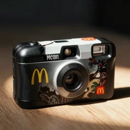 disposable camera photo of a mcdonalds | horror | nightmare