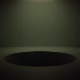 noisy color photograph of a retrofuturist liminal space, random location, dark pit, minimalist, cinematic, soft vintage glow