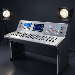 “ a rnd of a platine for electrical light consoles, unreal engine 5, v - ray rendering ”