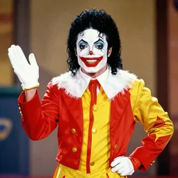 “ michael jackson as ronald mcdonald”
