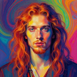 “ a psychedelic portrait of god, vibrant color scheme, highly detailed, in the style of romanticism, cinematic, artstation, moebius, greg rutkowski ”