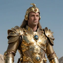 “A portrait of a strong space king, detailed, realistic” -5 n