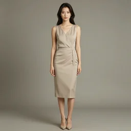 Plain color of an elegant lady