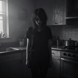 darkness emo black fog only shadows kitchen