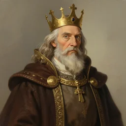 portrait of a medieval old king, elegant, highly detailed, digital painting, artstation, smooth, art by studio ghibli and disney and tom whalen and jean giraud and moebius, 8 k