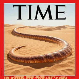 dune's sand worm, time magazine cover