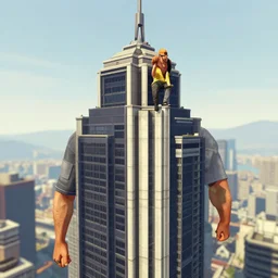 freddy mamani silvestre skyscraper, highly detailed, photo, artstation, 3 d render, gta 6 style, sharp focus, environment lighting, style by wes anderson and vernacular signs, bolivian cholitas, 8 k, ultra realistic, glow, natural light, hyperrealistic, unreal engine