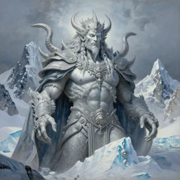 mysterious Antarctica glacial cult mountain god, realistic fantasy, oil painting, extremely high detail, photorealistic, cinematic lighting, oil painting, intricate line drawings, 4k resolution