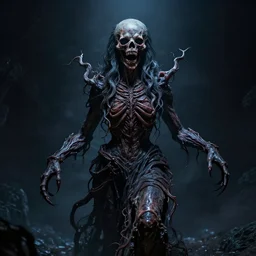 the transcendent being embodying fundamental fear, studio light, photorealistic, detailed photography, divinity, awful, cosmic horror
