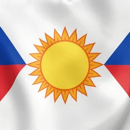 A flag of a fictional nation of Crackistan