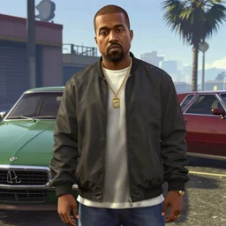 Kanye West in a GTA V