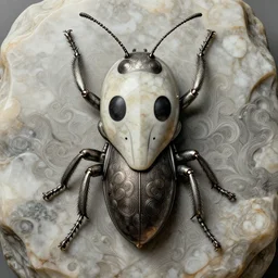 insect, insect, dussian, jakeukalane, no face, dystopian surrealism, artstyle alex ries zdzisław beksinski, symmetry accurate features, very intricate details, hres, 4 k, highly detailed, symmetrical long head, smooth marble surfaces, detailed ink illustration, metal gear, cinematic smooth stone, deep aesthetic, concept art, post process, carved marble texture silk cloth, latex skin, highly ornate intricate details, in the style of 8 8 grzes, giger