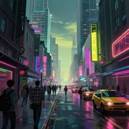 cyberpunk london streets in 2 0 7 7 by yuumei, bayard wu, wlop, tim white, ross tran, 4 k
