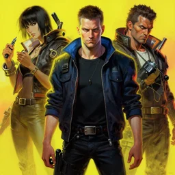 cyberpunk seth rogan, character design, painting by gaston bussiere, katsuya terada, frank frazetta, tom of finland, trending on artstation