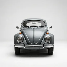 gothic vw beetle classic car, commercial catalog photo, isolated on a pure white background, centered, entire object in frame, sharp focus, soft studio lighting