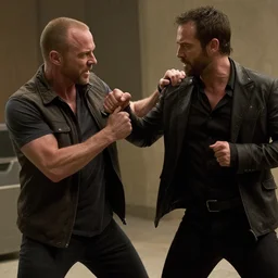 mike Ehrmantraut Beating Gustav Fring