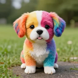 rainbow puppy
