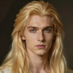 realistic_detailed_face_portrait_of_merman_blond_androgynous_prince_Lucius_long_luxurious_blond_hair_very_very_very_very_silky_light_golden_blond