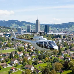 bern switzerland skyline. wide angle photo. helicopter view. exaggerated detail. springtime. 4 k