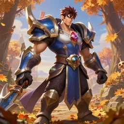 veigar arcane league of legends wild rift hero champions tank support marksman mage fighter assassin, design by mark ryden and pixar and hayao miyazaki, unreal 5, daz, hyperrealistic, octane render, cosplay, rpg portrait, dynamic lighting, intricate detail, harvest fall vibrancy, cinematic