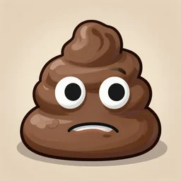 💩 emoji in the style of picasso