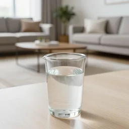 living room full of clear water
