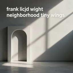 “ frank lloyd wright neighborhood tiny wings ”